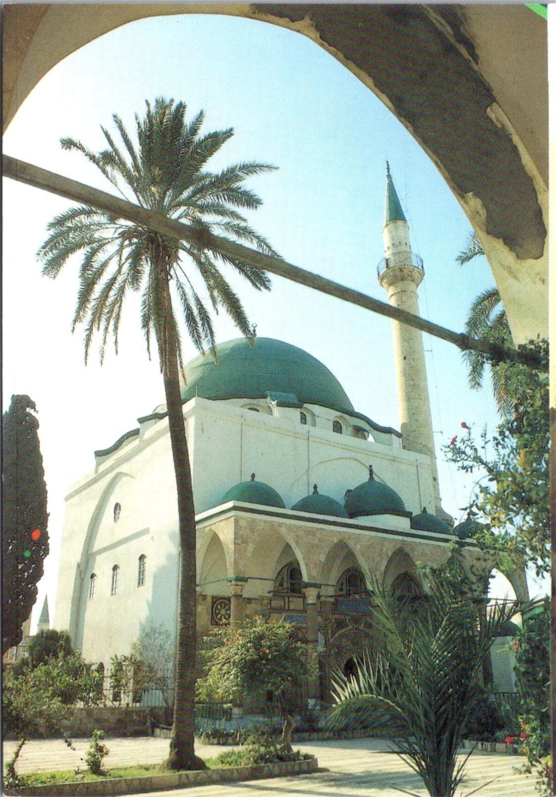 Acre Al Jazzar Mosque - Israel - Postkort