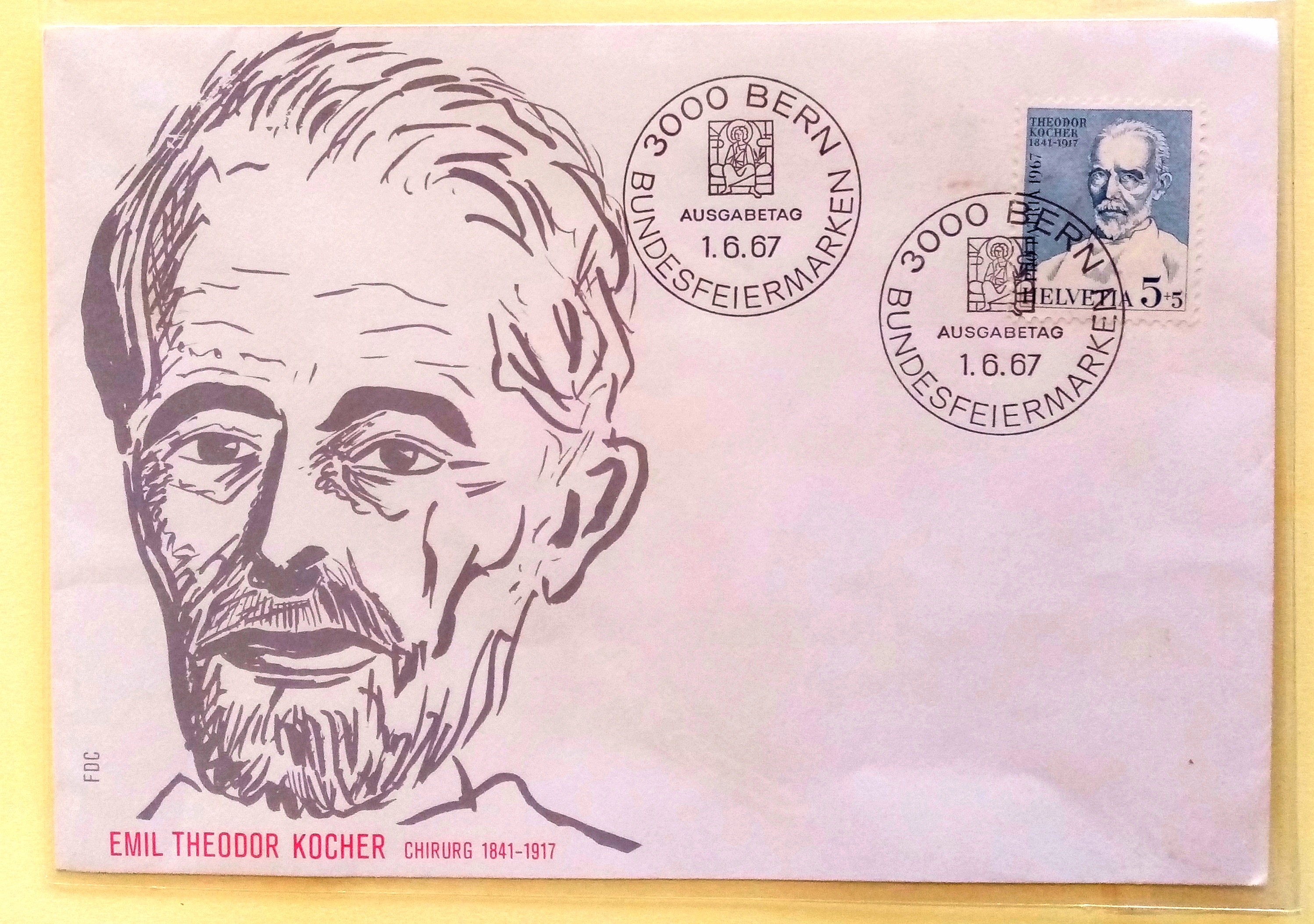 FDC - BERN. 1.6.67.