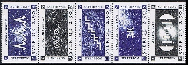Sverige Afa: 1431-35 - Nobelprisvinnere i astrofysikk **