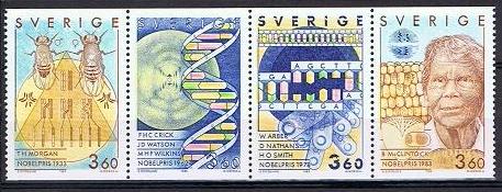Sverige Afa: 1522-25 - Nobelprisvinnere i fysiologi **