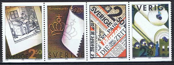 Sverige Afa: 1566-69 - Papirproduksjon **