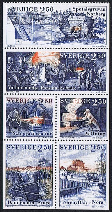 Sverige Afa: 1614-19 - Naturrikdommer: Skog og jernmalm **