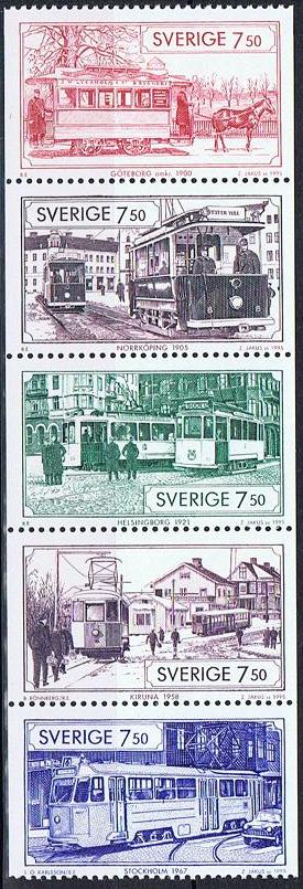 Sverige Afa: 1717-21 - Sporvogner **