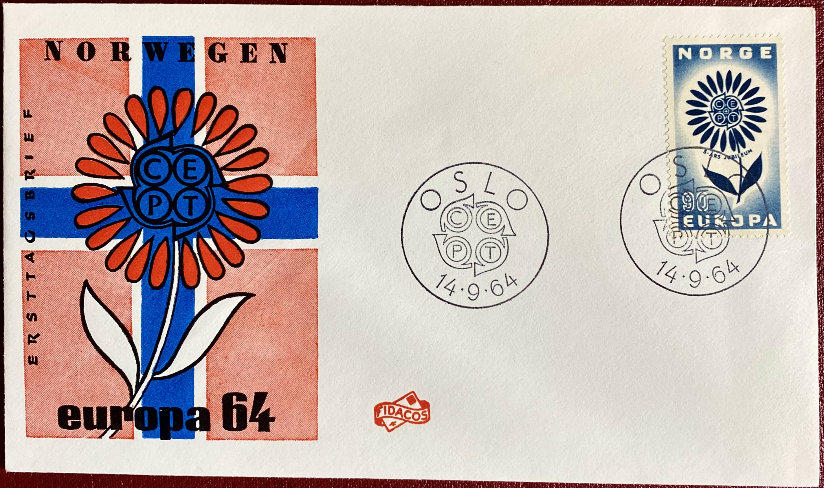 FDC NK 557 Vignett Fidacos
