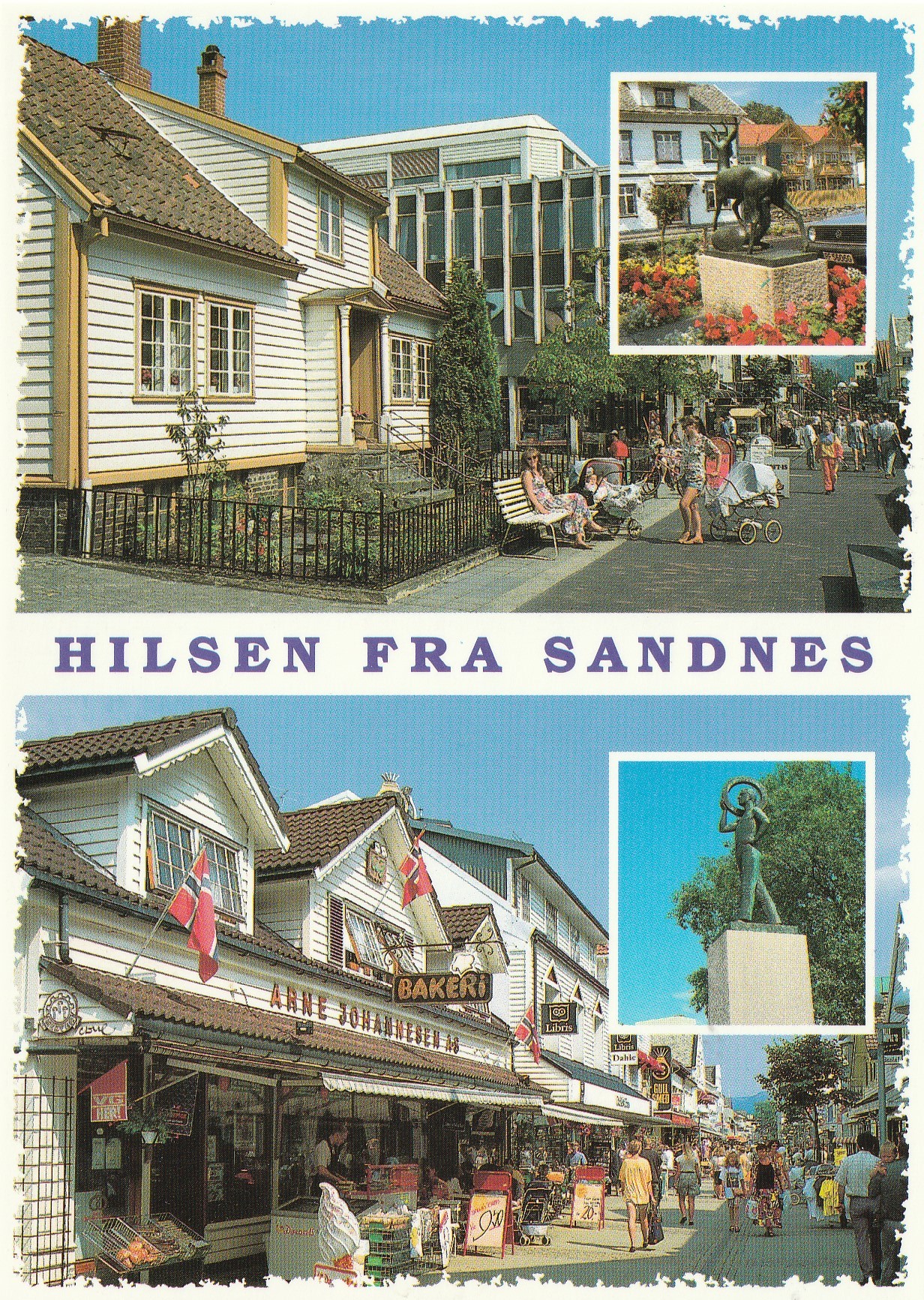 Hilsen fra Sandnes .  Aune M-15819-5
