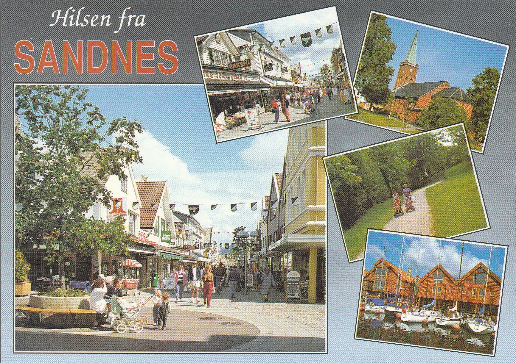 Hilsen fra Sandnes .  Aune M-14621-2