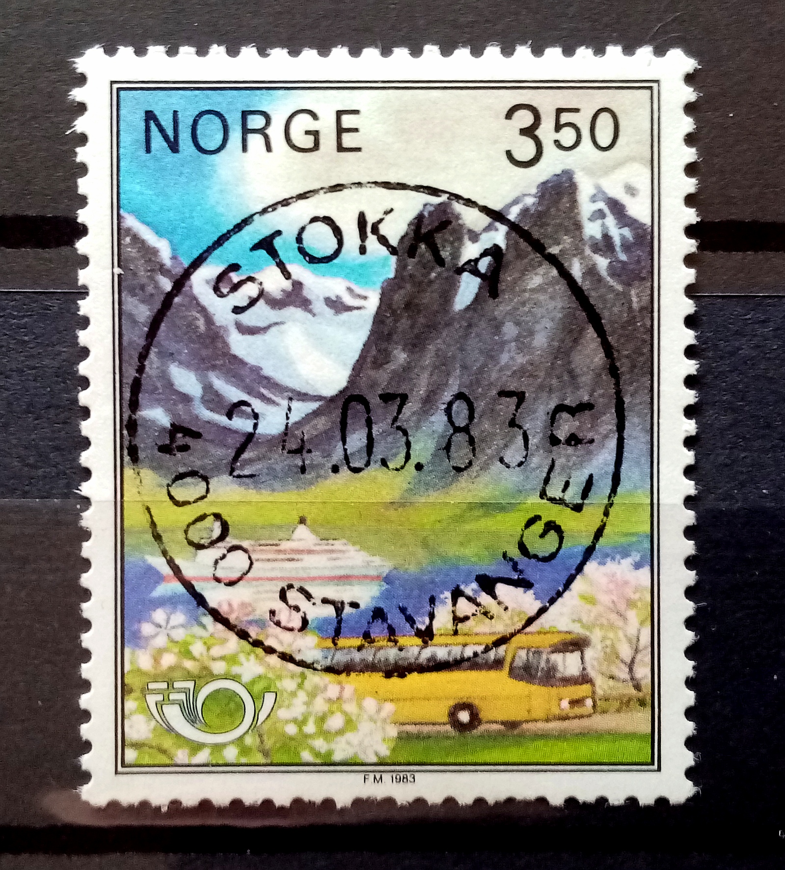 Norge - Nk : 930. STOKKA. 24.03.83.