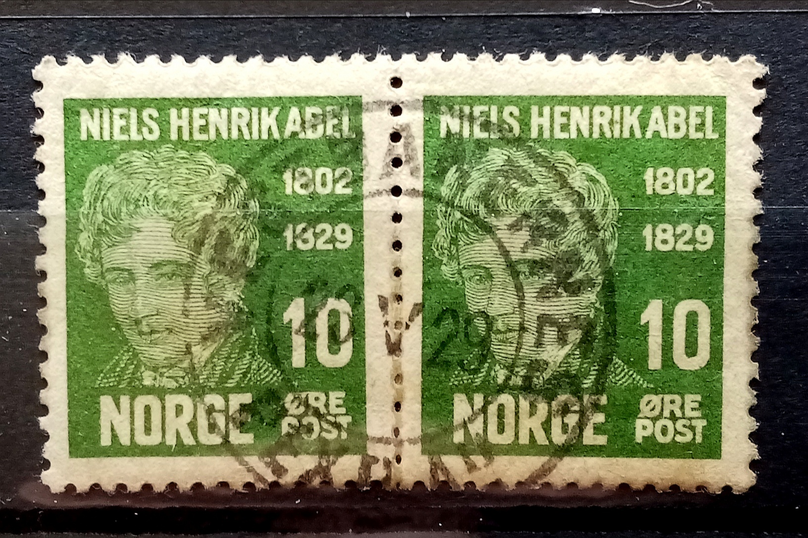 Norge Nk : 172. Abel. (1929) - Par.