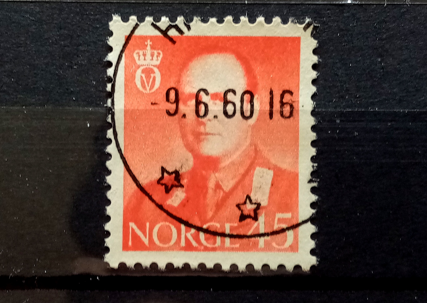 Norge - Nk : 460. - 9.6.60. - Olav V.  (1958/62)
