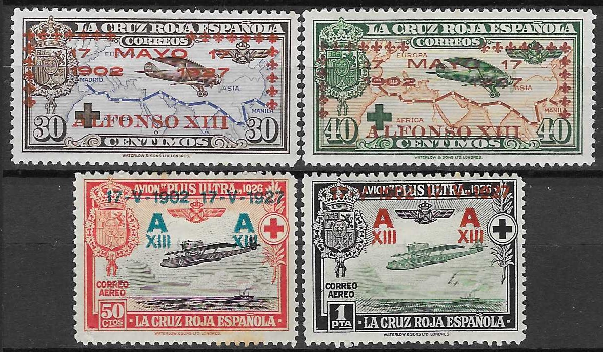 Spania AFA 354-57* - verdi 60 NOK