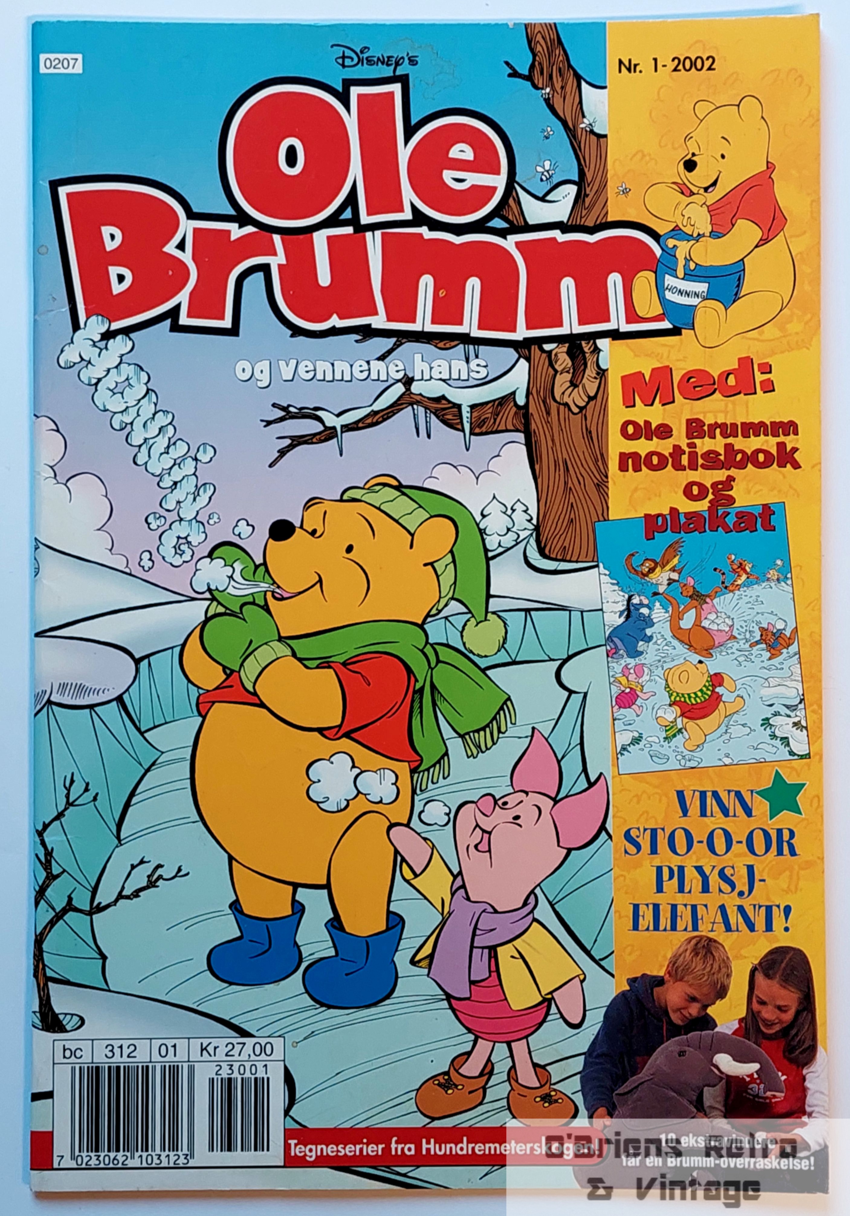 Ole Brumm og vennene hans - 2002 - Nr. 1 - Tegneserier fra Hundremeterskogen