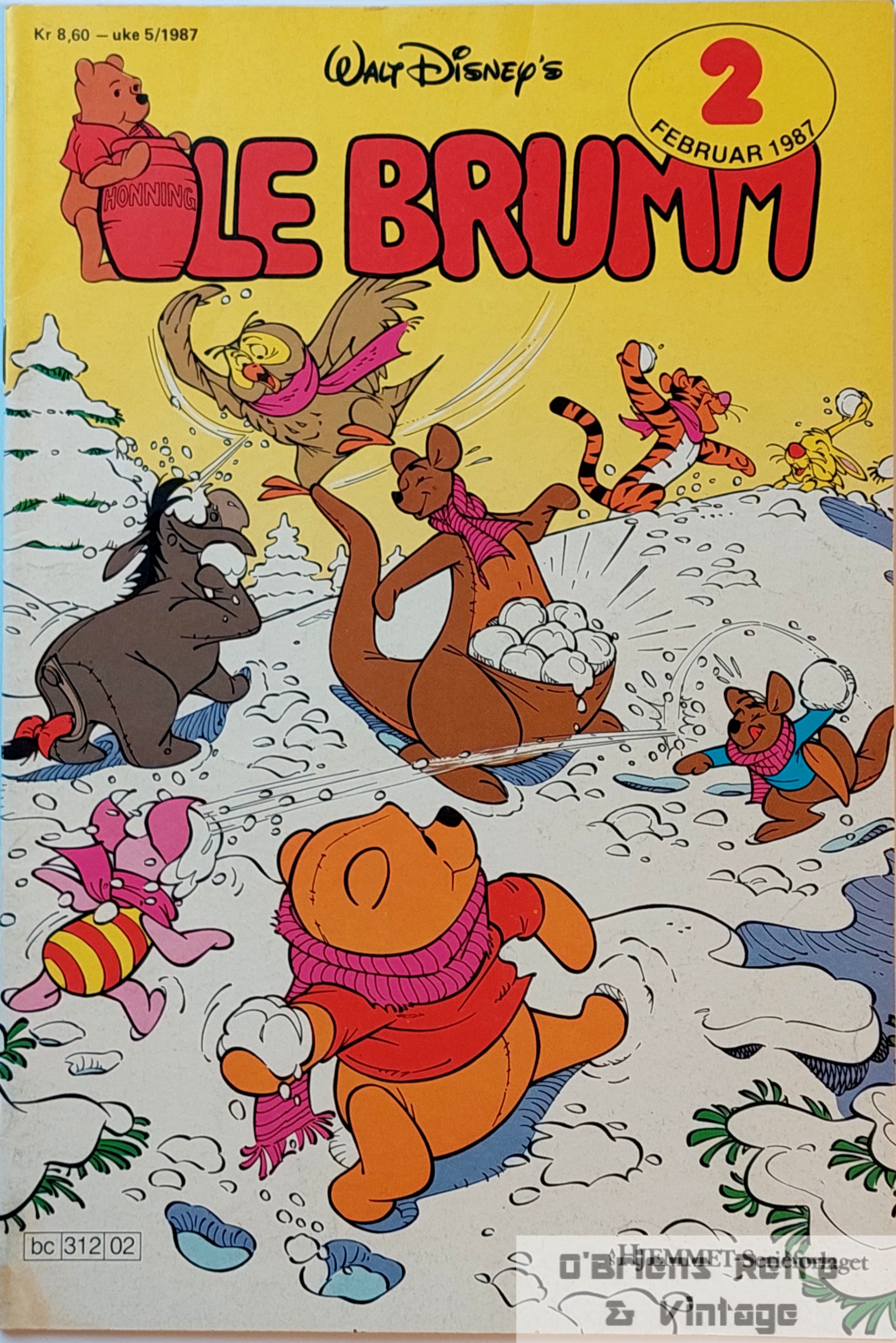 Ole Brumm - 1987 - Nr. 2 - Tigergutt på fisketur