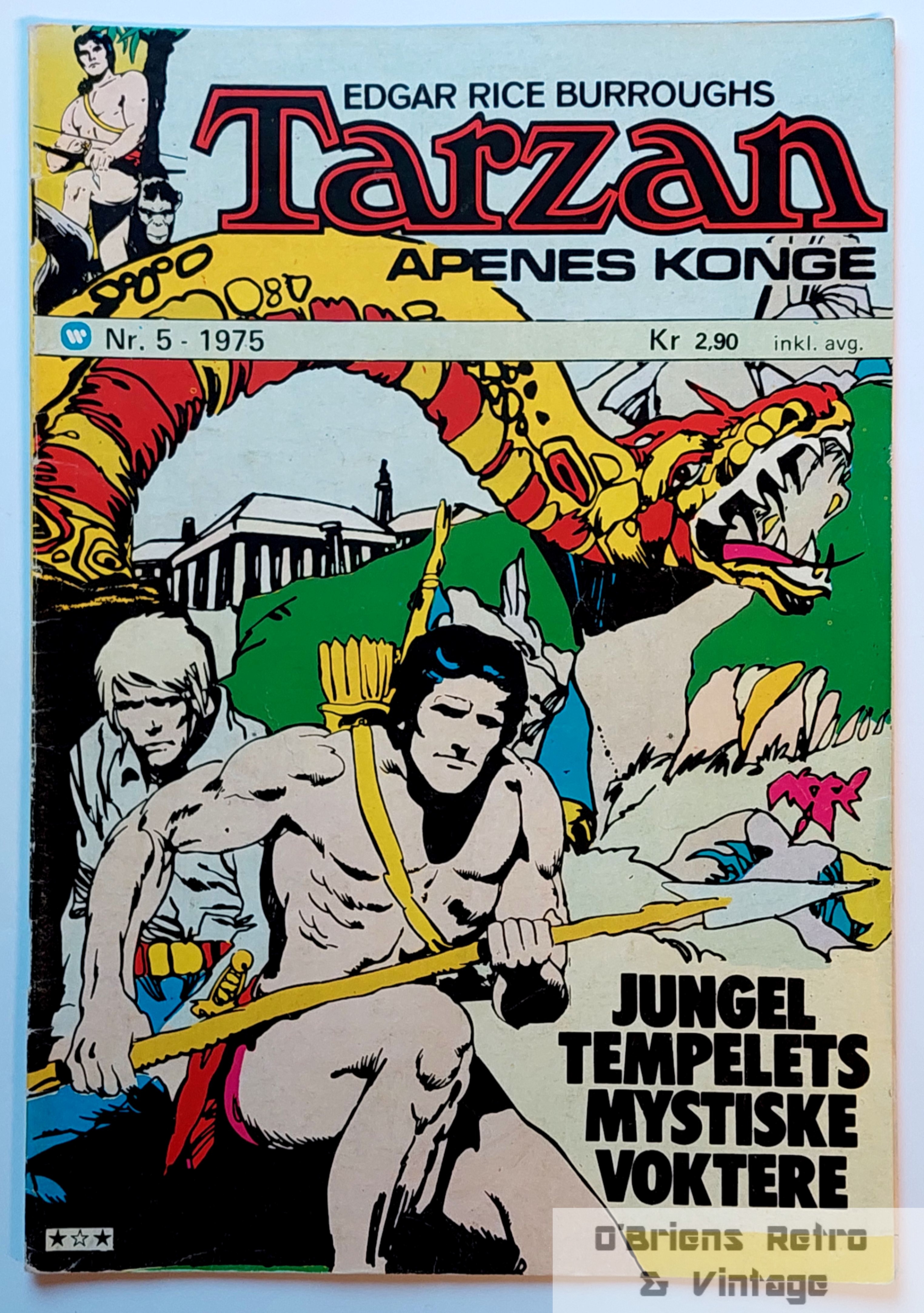 Tarzan - Apenes Konge - 1975 - Nr. 5 - Jungeltemplets mystiske voktere