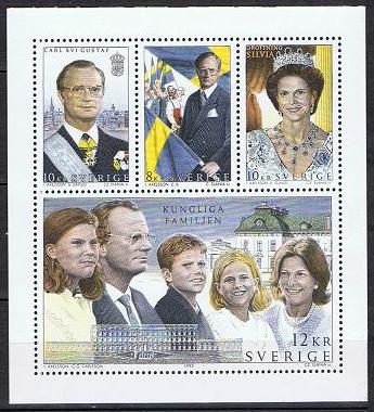 Sverige Afa: 1721-24 - Den Kongelige Familie **
