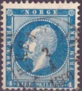 NK 4. PENT LETTSTEMPLA. (130,-)