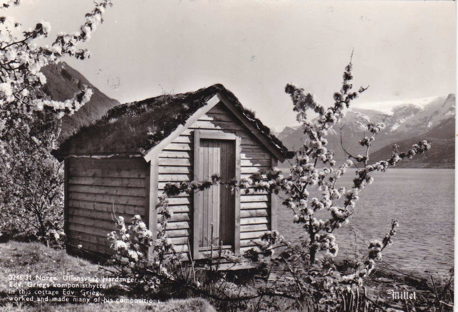 Ullensvang, Hardanger. Edv Griegs komponisthytte ( Mittet 0246/31)
