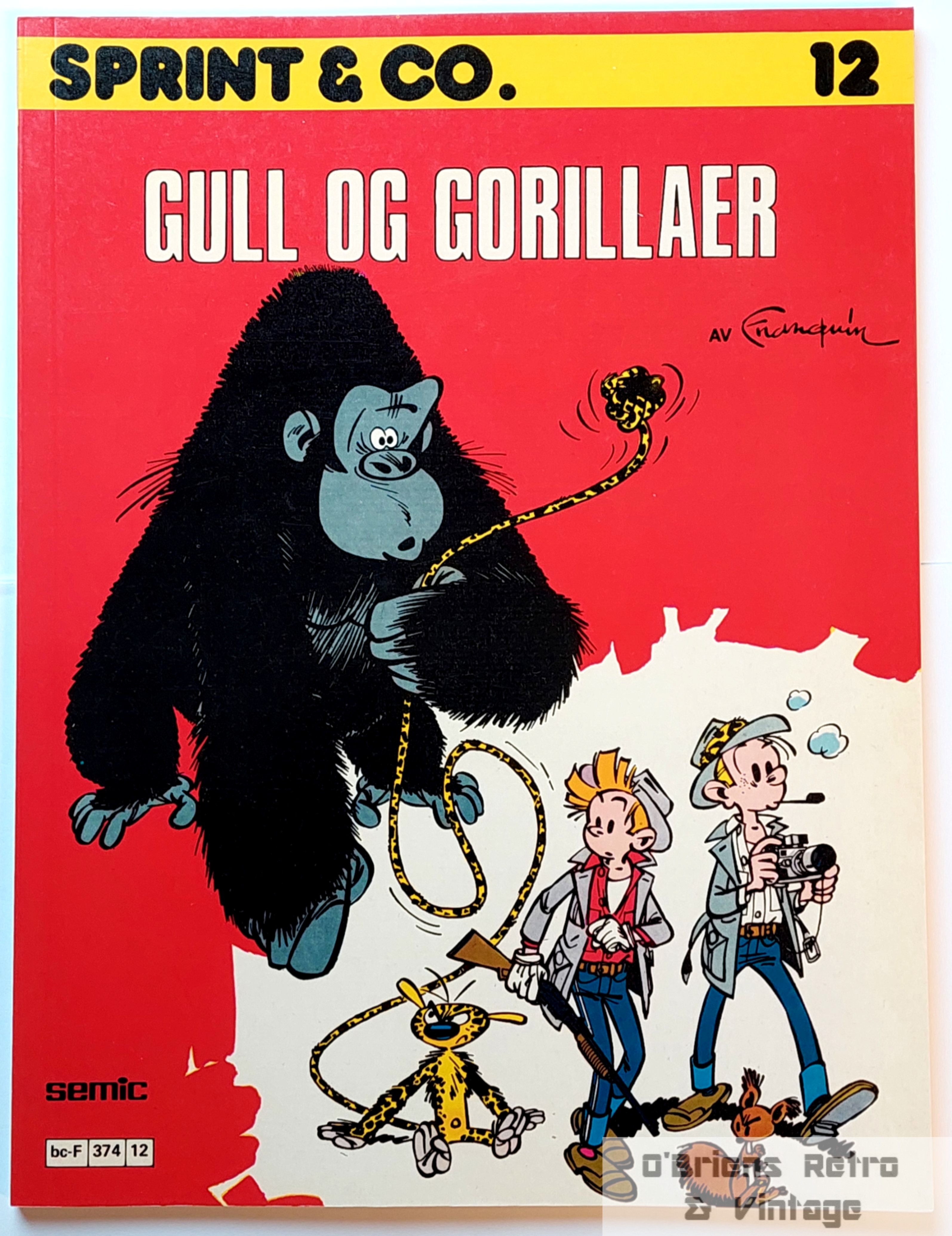 Sprint & Co. - Nr. 12 - Gull og gorillaer - Semic - 1978