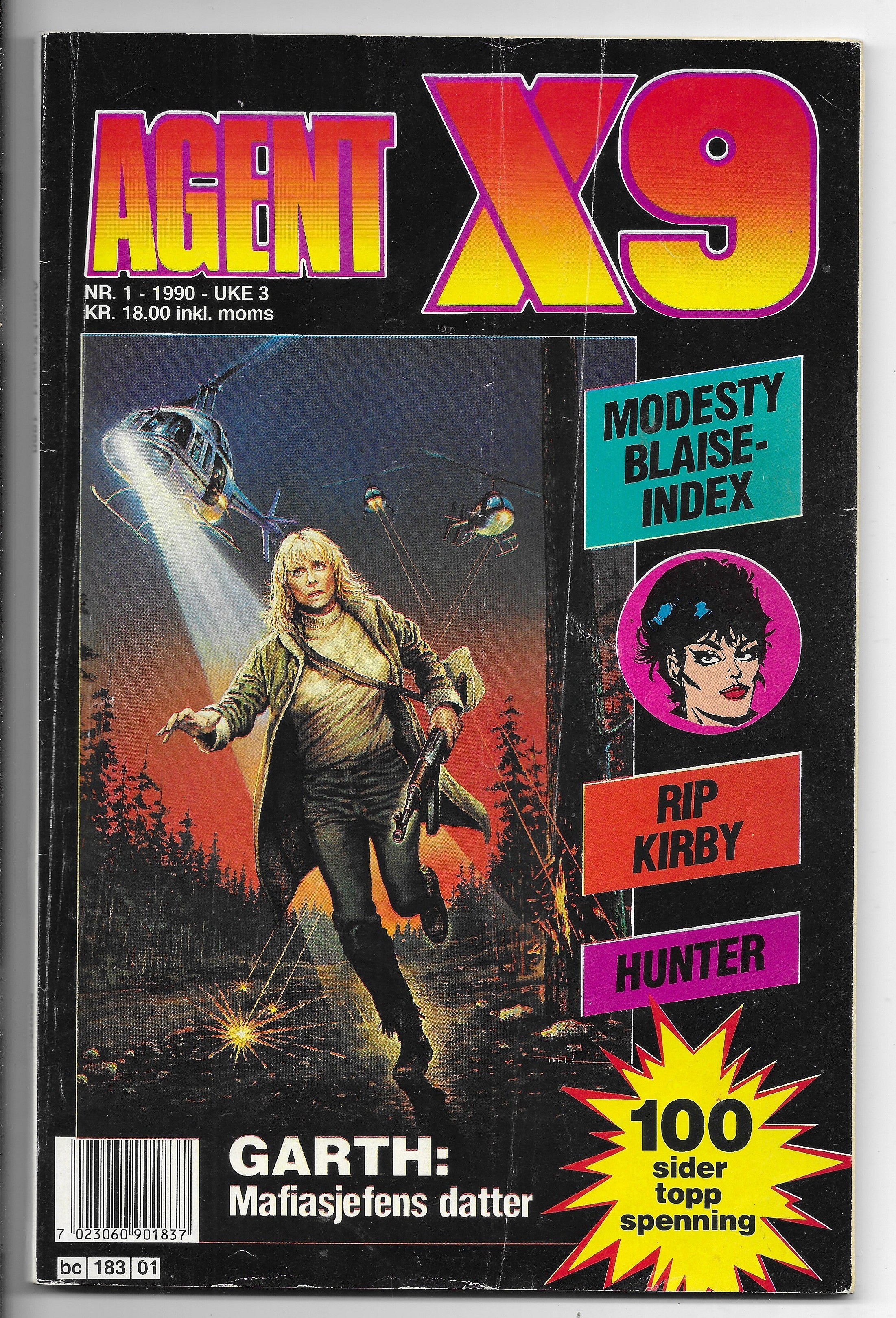 AGENT  X9  Nr.1  1990  FN