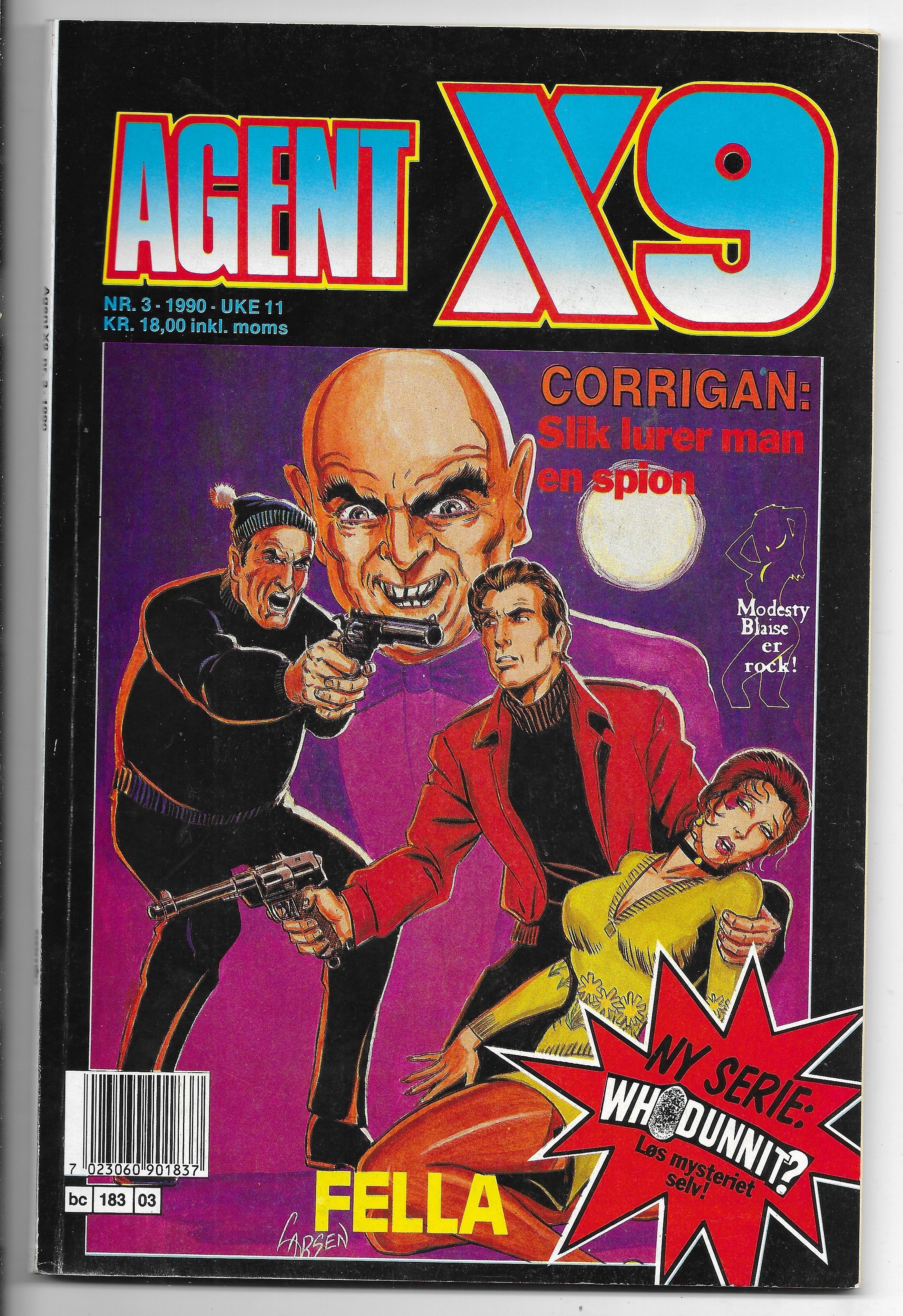 AGENT  X9  Nr.3  1990  FN