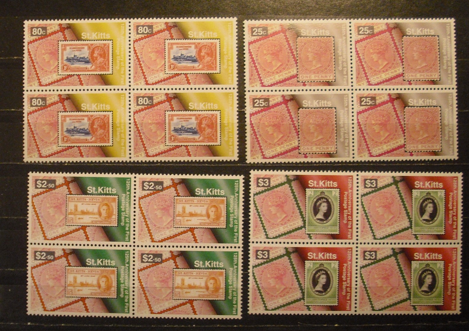 St. Kitts - Postfrisk Lot