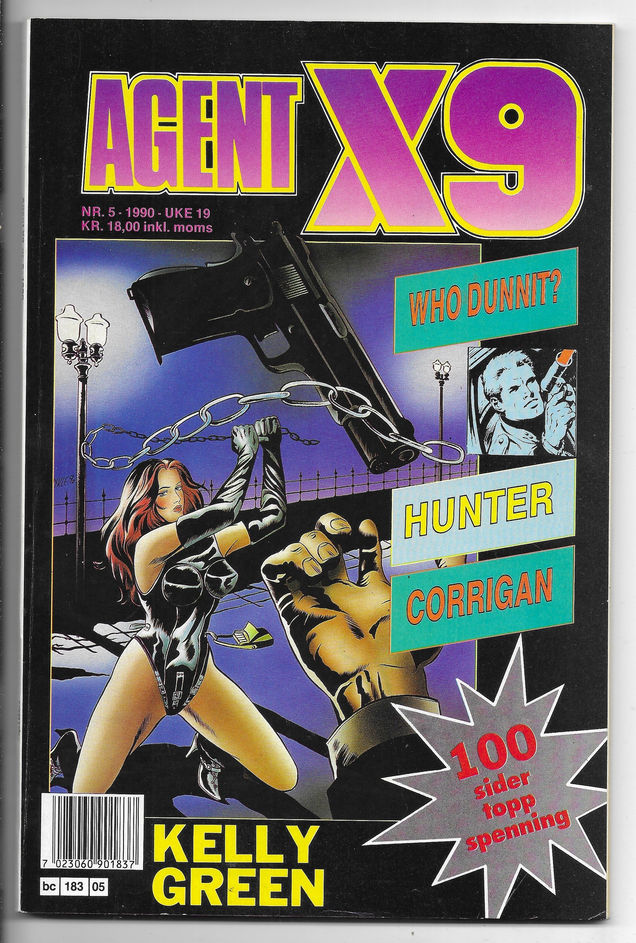 AGENT  X9  Nr.5  1990  VF