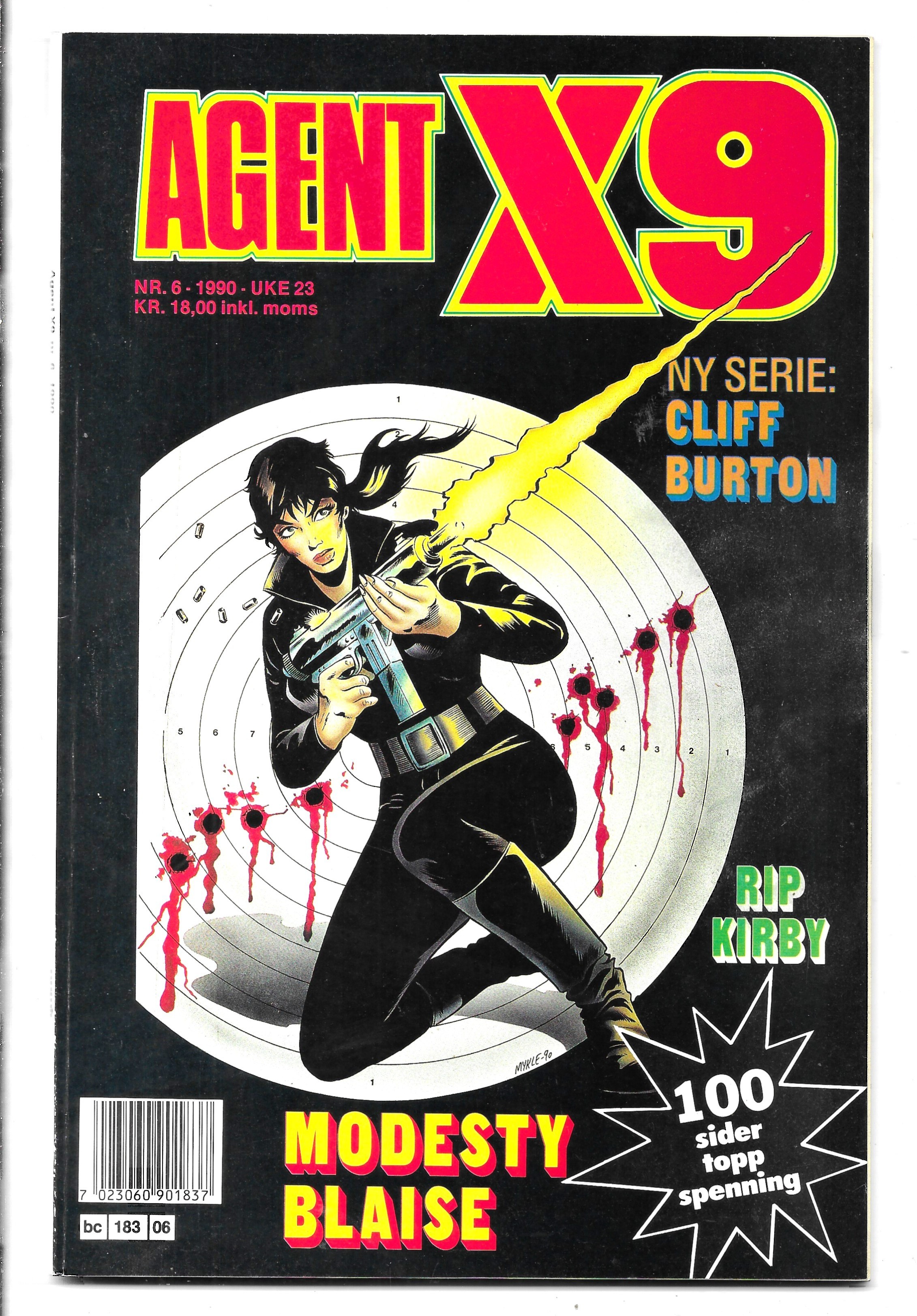 AGENT  X9  Nr.6  1990  VF