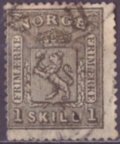 NK 11. PENT LETTSTEMPLA m/bue.    (500,-)