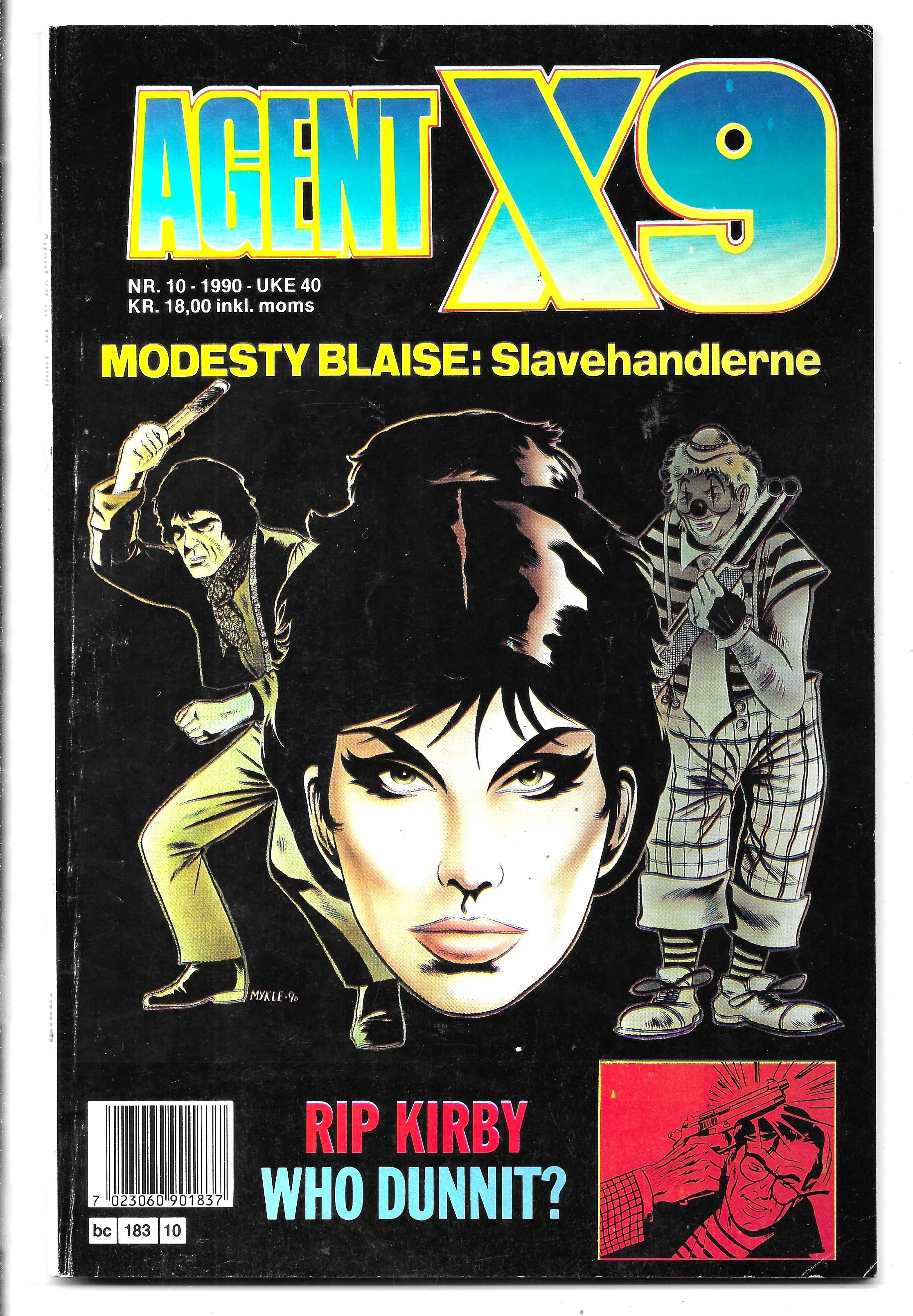 AGENT  X9  Nr.10  1990  VF-