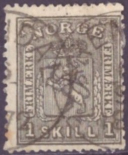 NK 11. PENT LETTSTEMPLA m/bue.    (500,-)