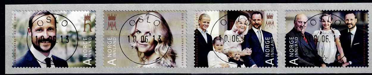 NK 1852-55. 4-STRIPE. LUX STEMPLET 1.DAG
