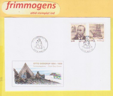 Otto Sverdrup, Norge FDC NK 1537-38 (48942)