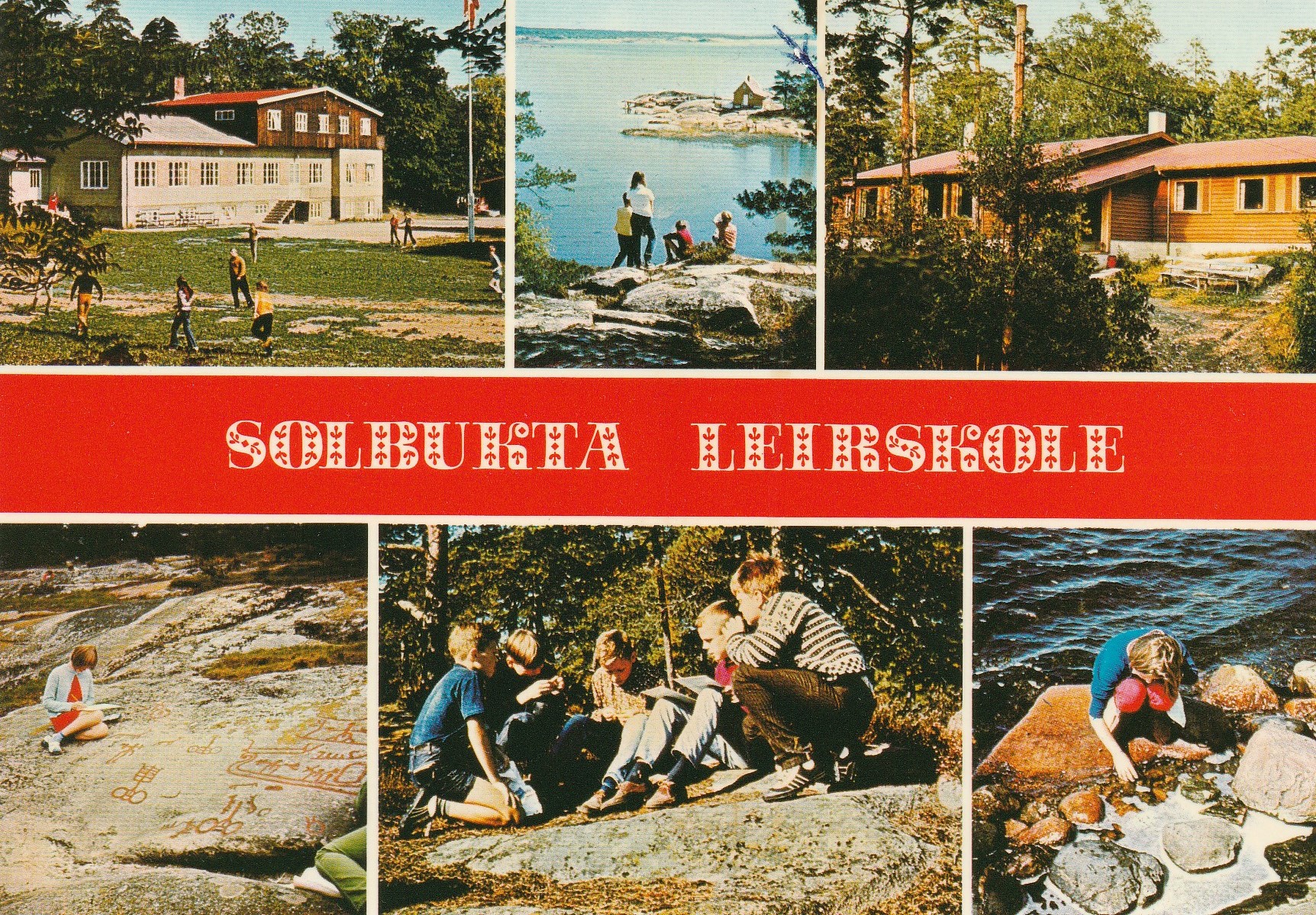 Solbukta Ungdomsenter og Leirskole , Øyenkilen, Gressvik. Aune M-7488-4