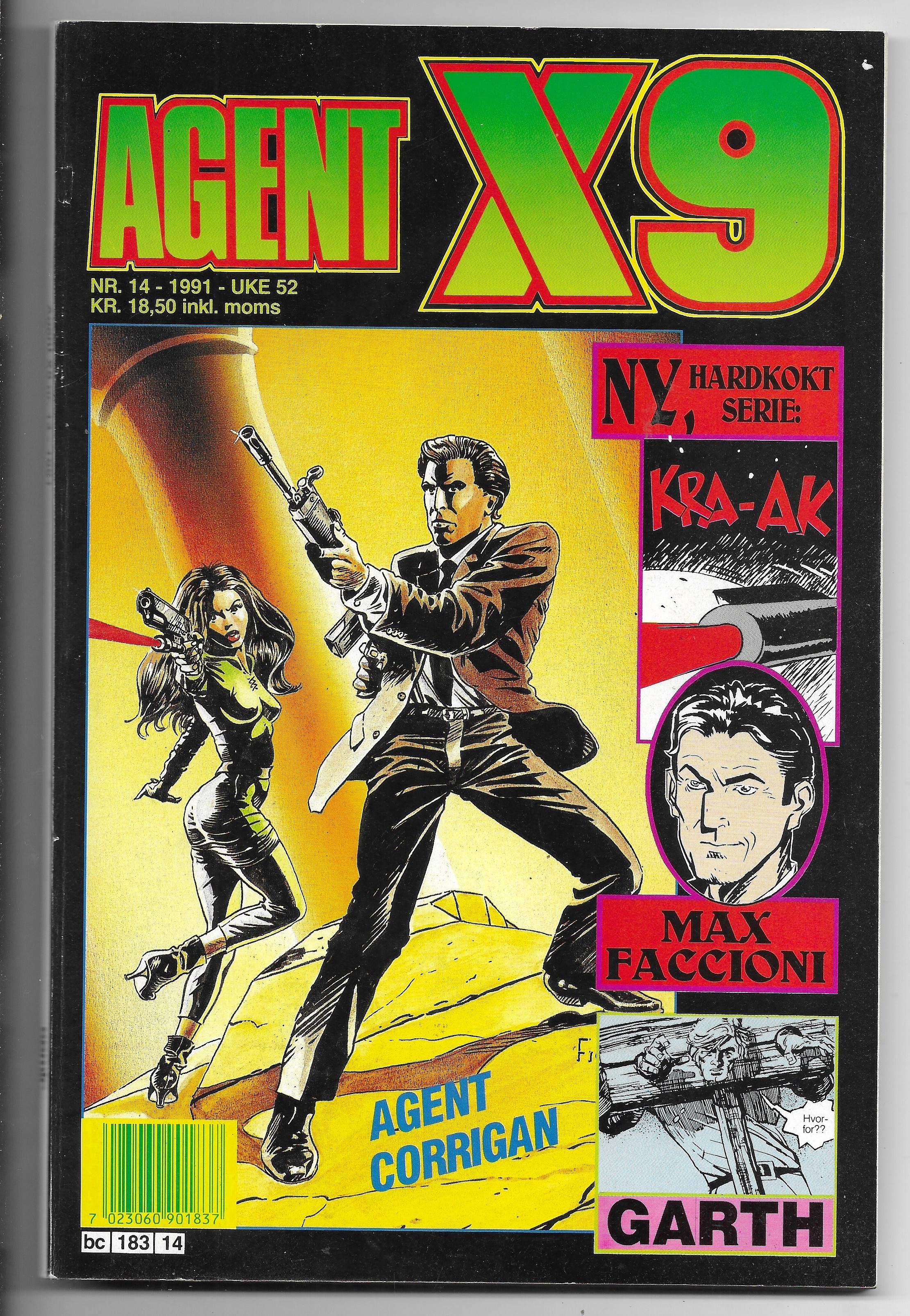 AGENT  X9  Nr.14   1991  VF-