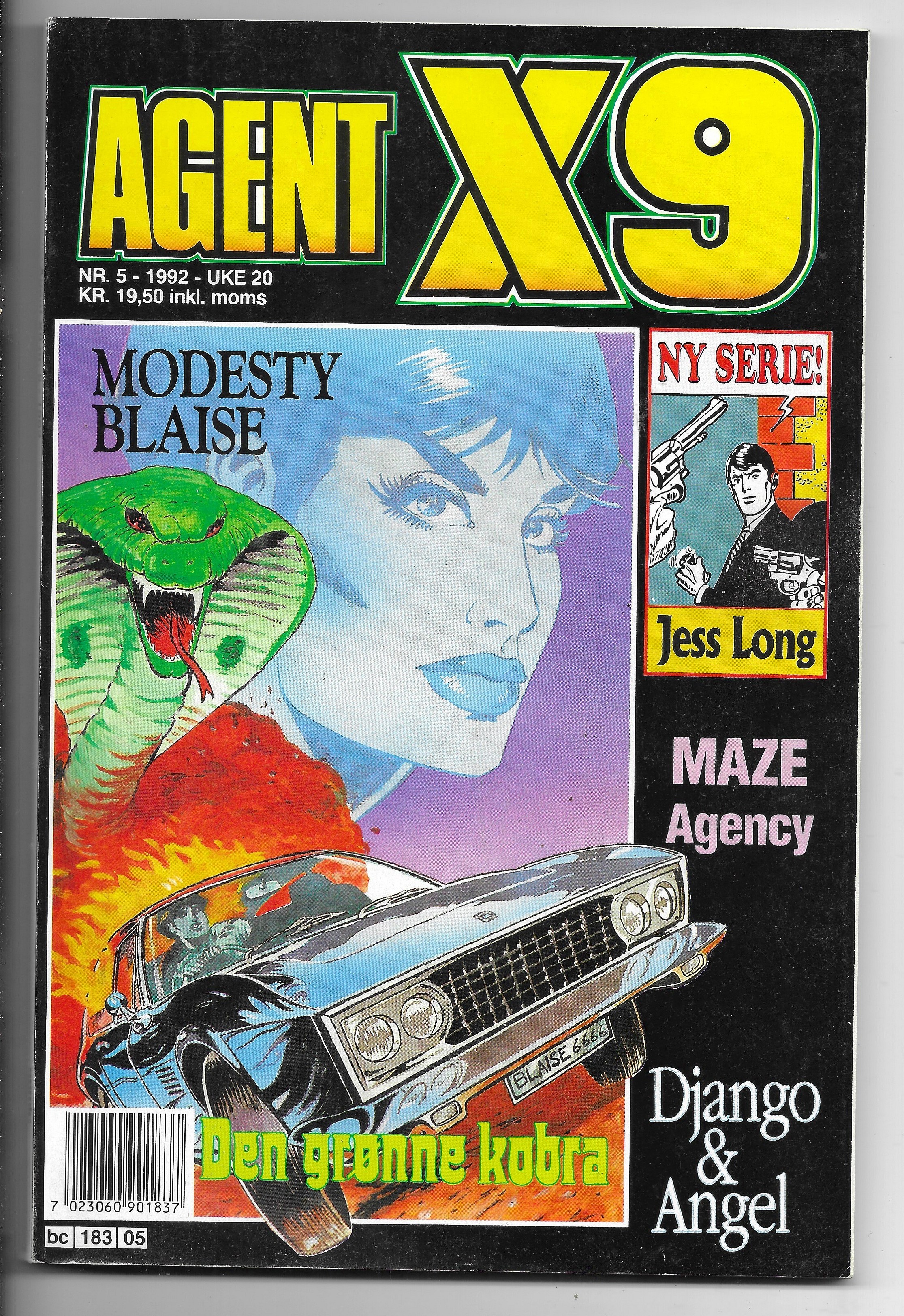 AGENT  X9  Nr.5  1992  FN