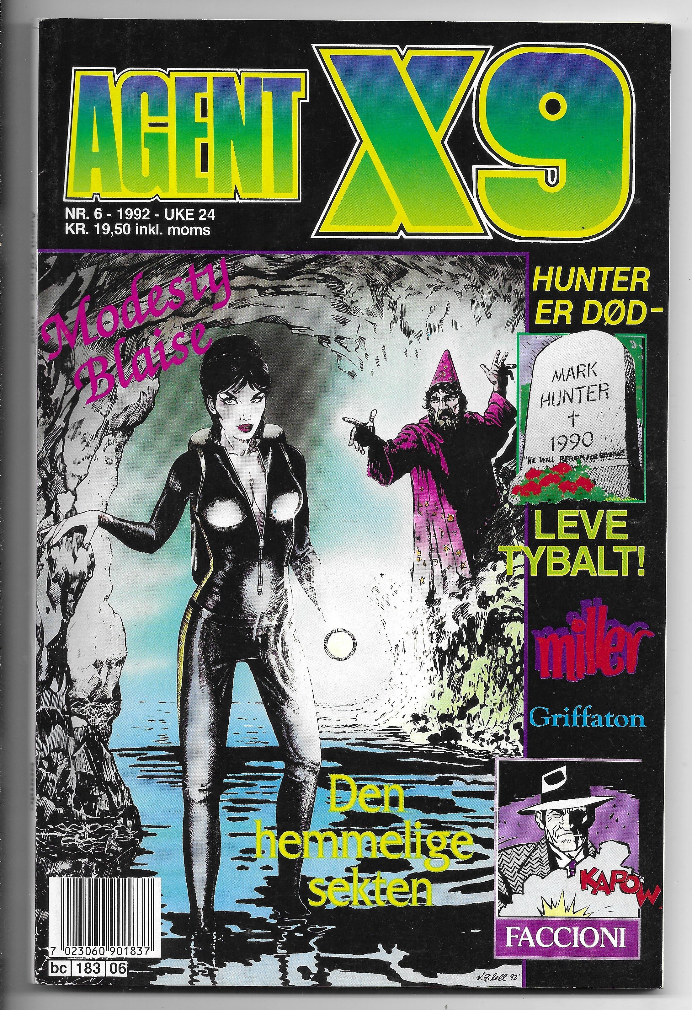 AGENT  X9  Nr.6  1992  FN