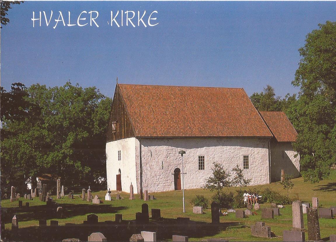 Postkort - Hvaler kirke -