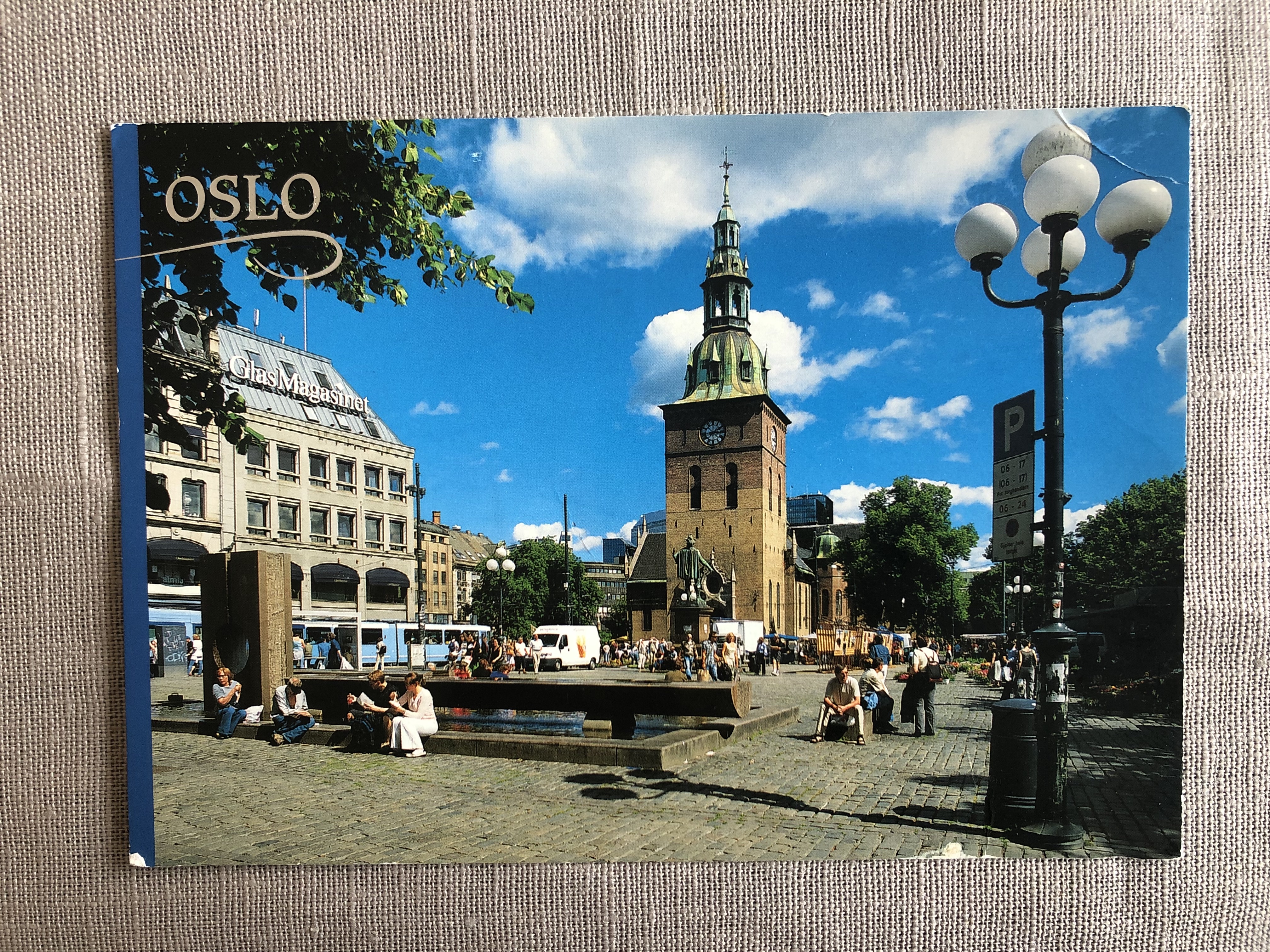 OSLO - Stortorget og Oslo Domkirke