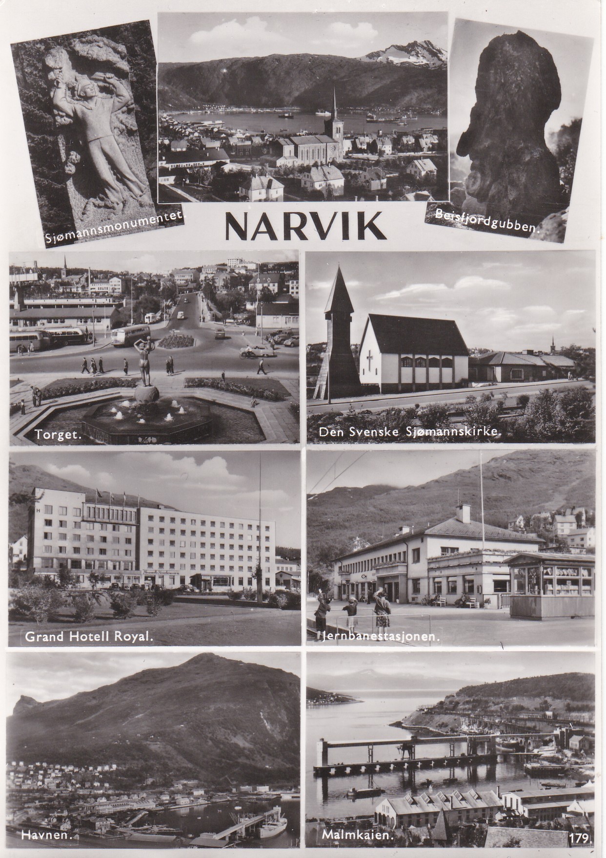 Narvik. 9-bilders ( Mittet & Co 179)