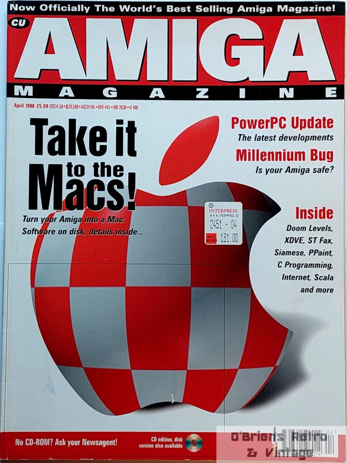CU Amiga April 1998 - Take it to the Macs! PowerPC Update - Millennium Bug