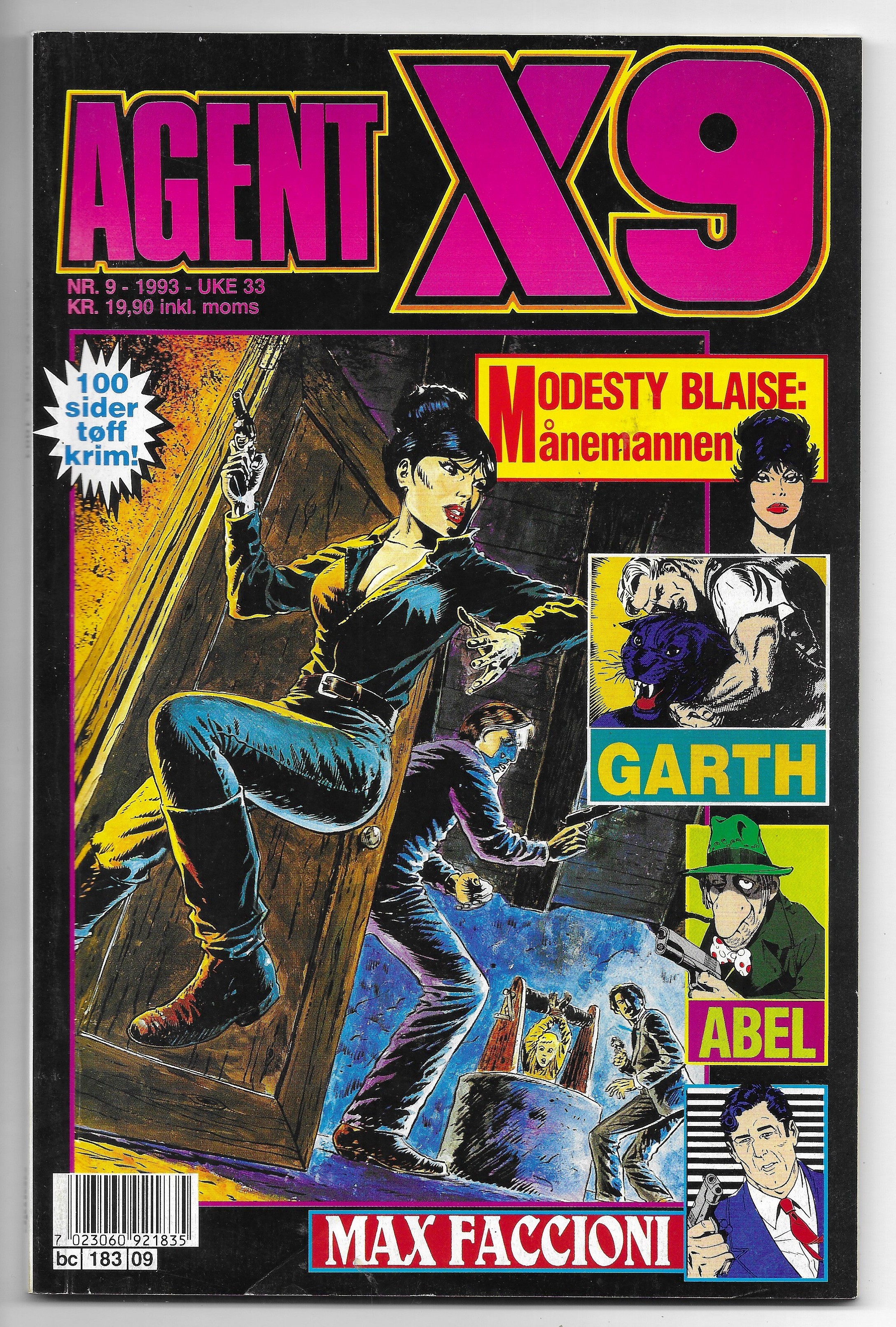 AGENT  X 9  Nr.9   1993  FN