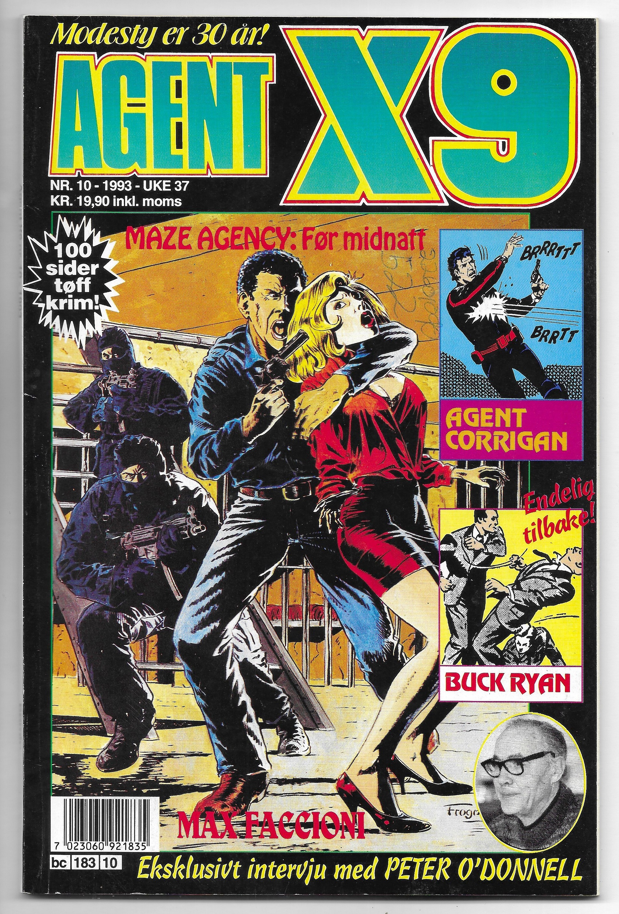 AGENT  X9  Nr.10  1993  VG