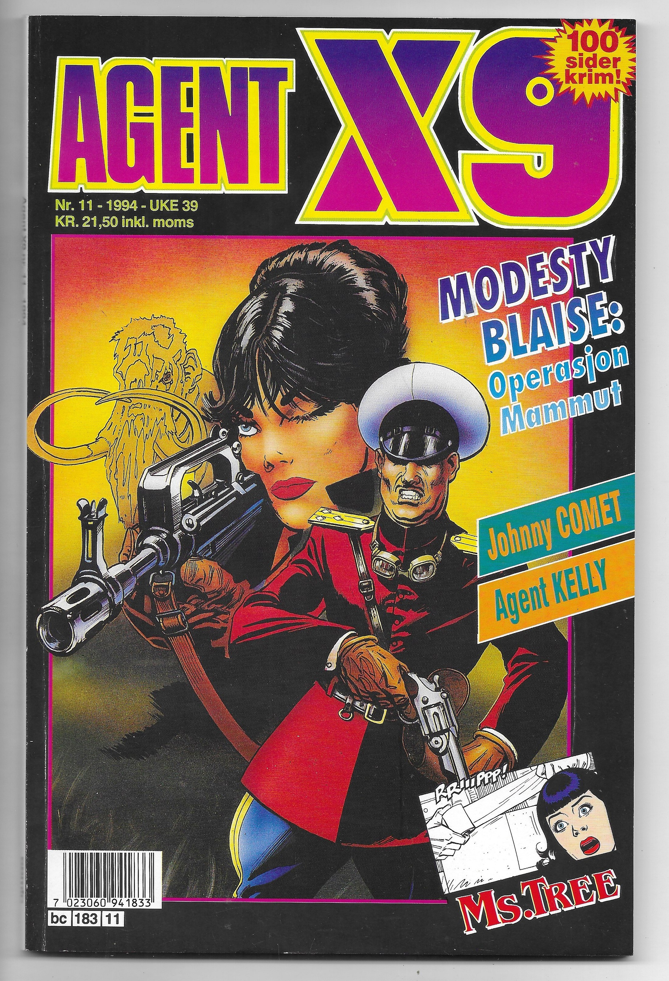 AGENT  X9  N.11  1994  VF