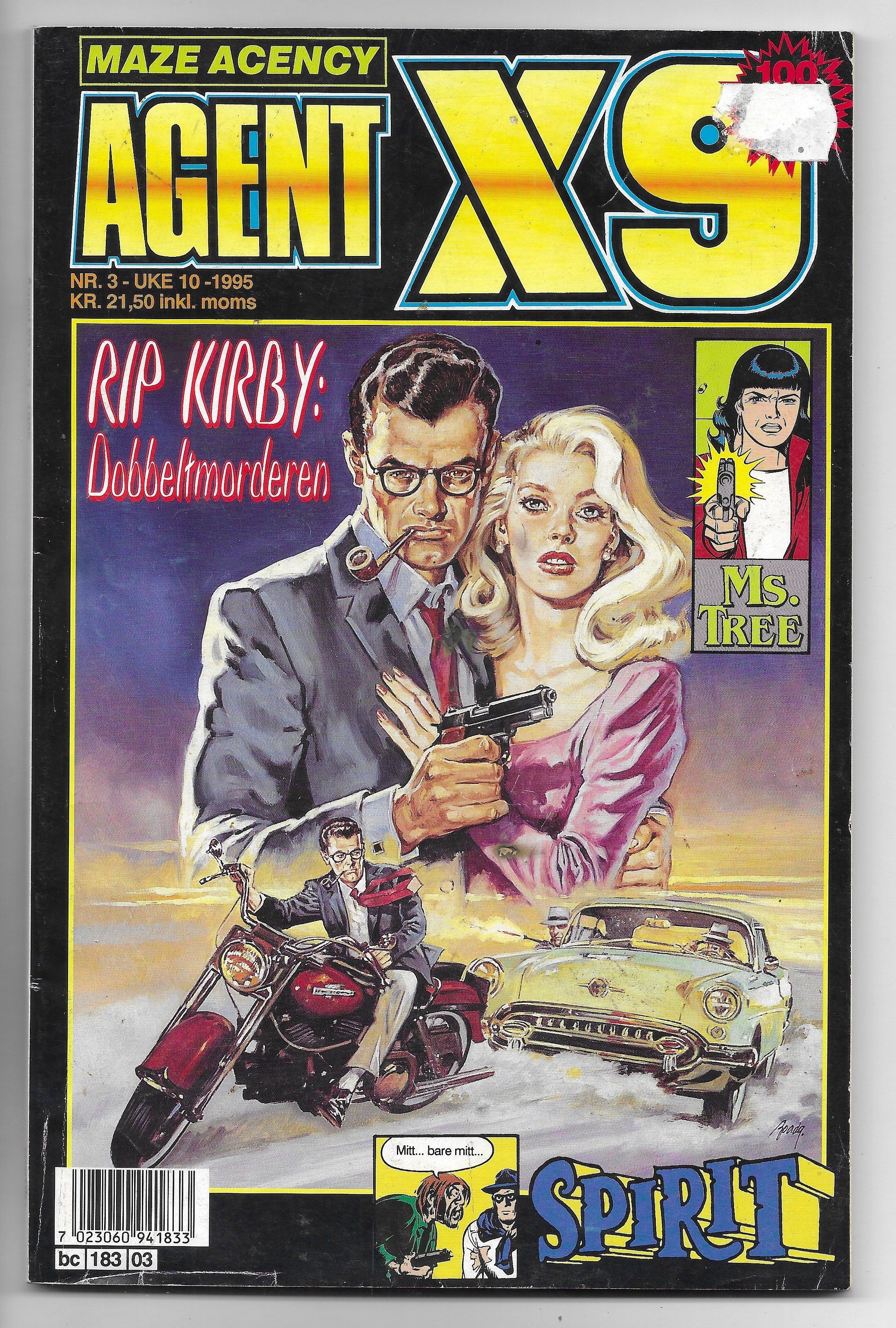 AGENT  X9   Nr.3  1995  VG-