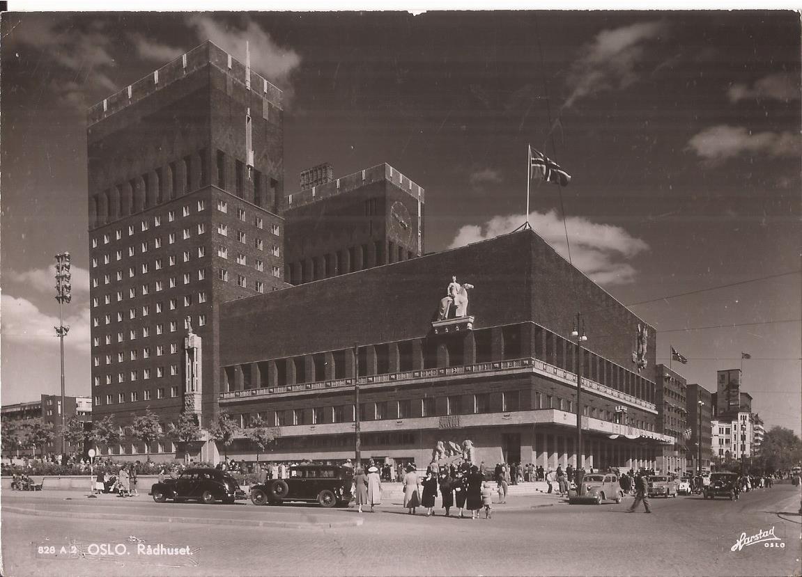 Postkort - Oslo Rådhuset