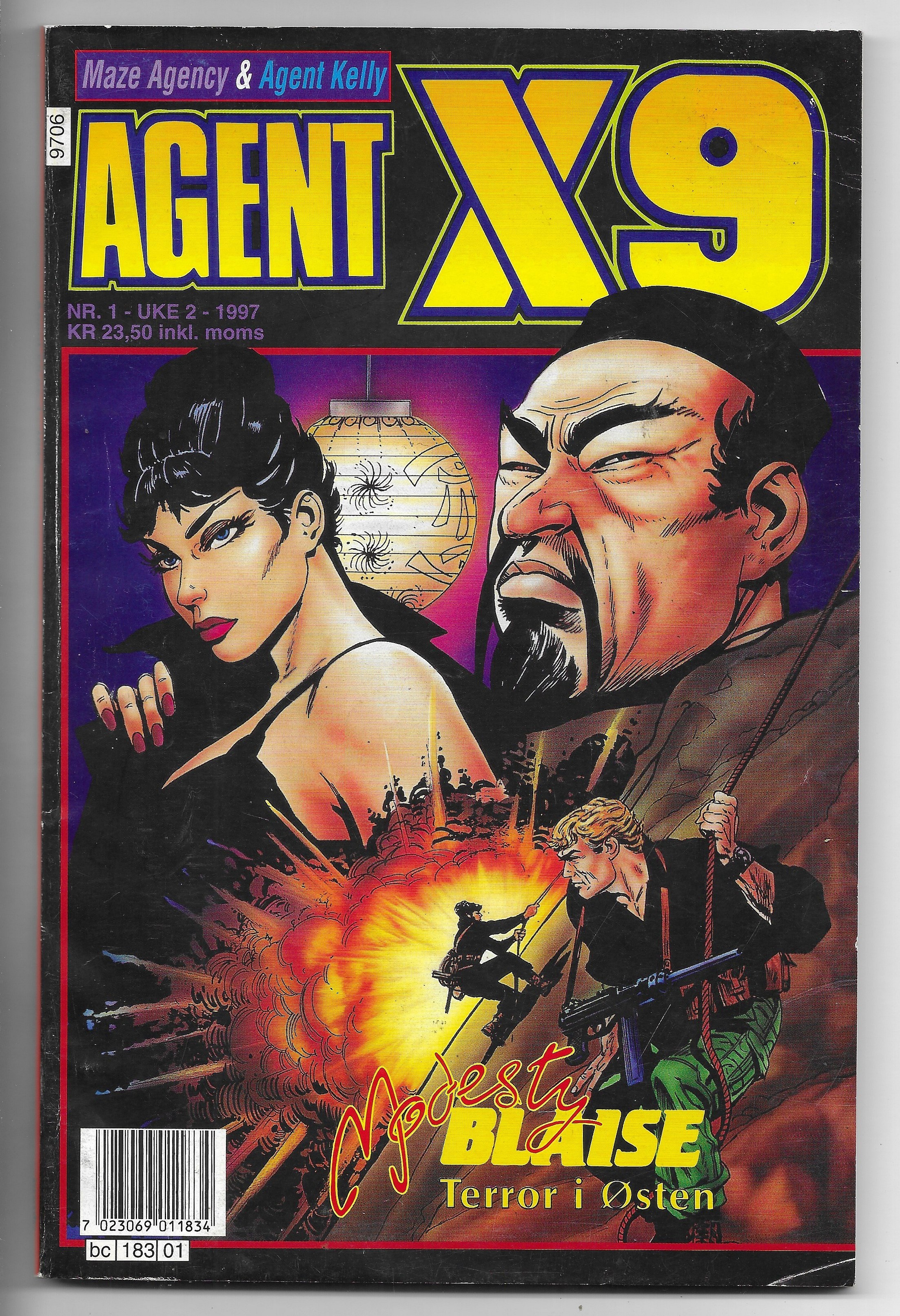 AGENT  X9  Nr.1  1997  VF-