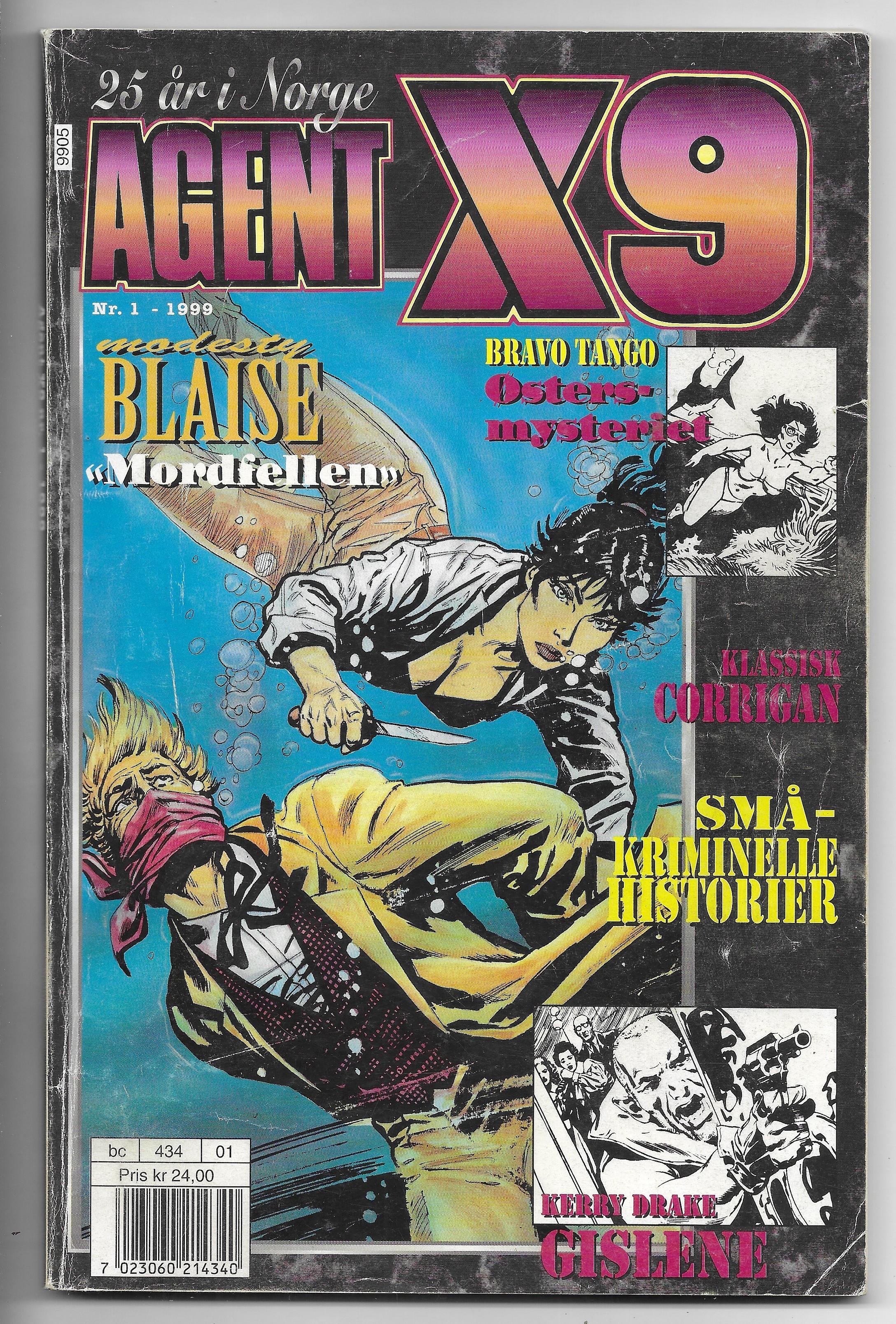 AGENT  X9  Nr.1  1999  FN-   25 år i Norge.