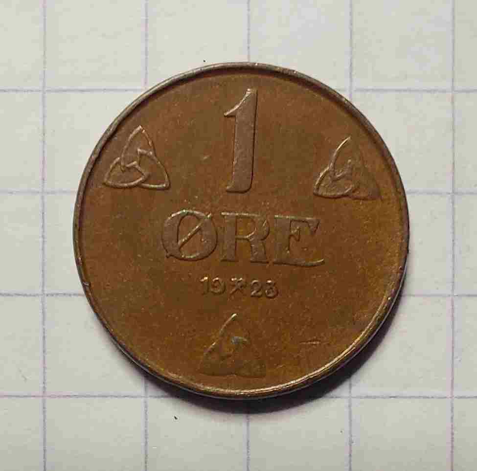 1 øre 1923. Kv. 1+