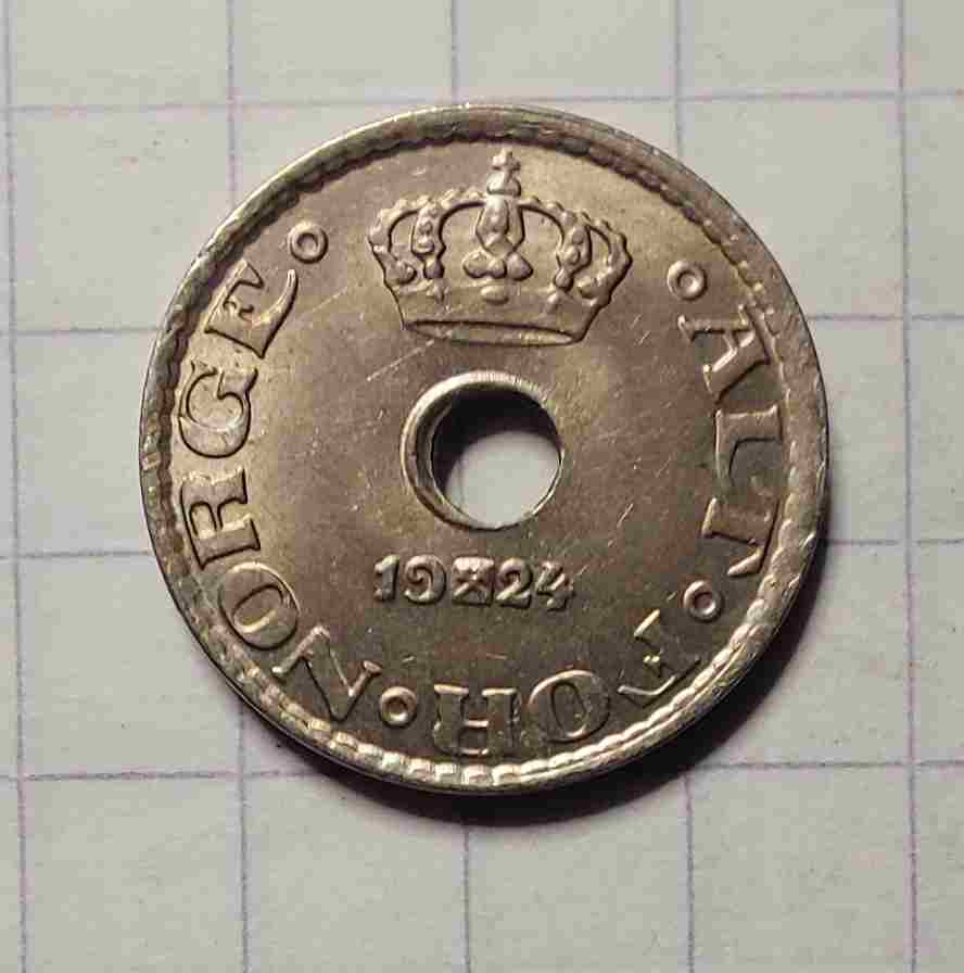 10 øre 1924. Kv. 0/01