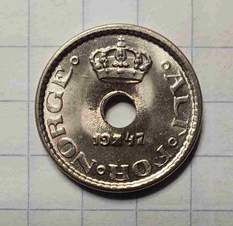 10 øre 1947. Kv. 0