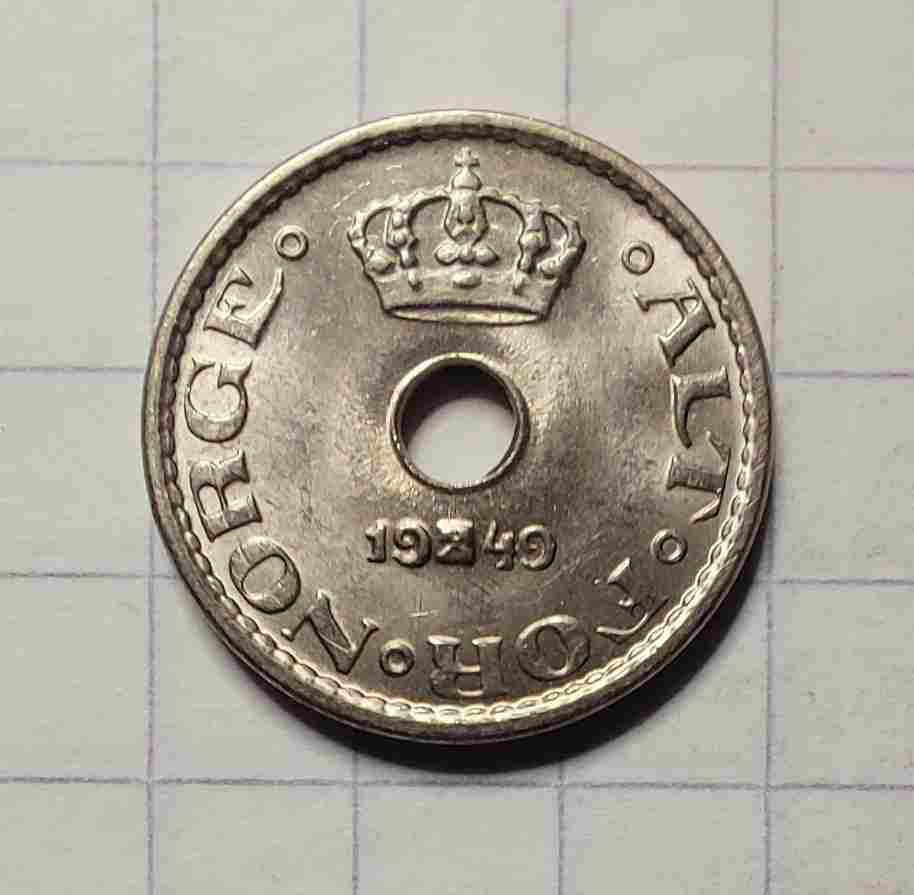 10 øre 1949. Kv. 0